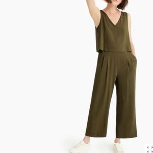 J Crew Jumpsuit military green